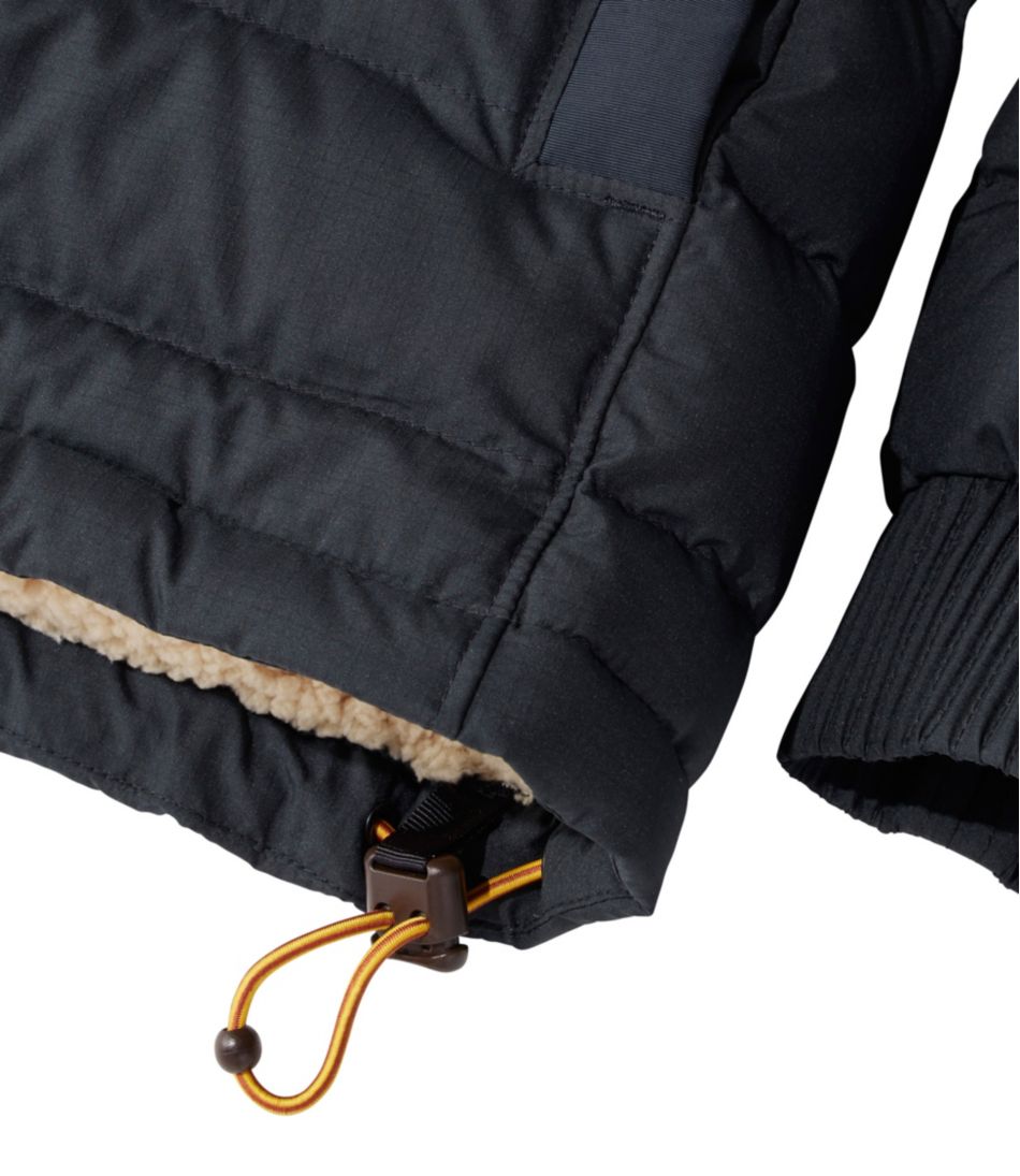 L.L.Bean Sale | Men's Mountain Classic Down Hooded Jacket, Sherpa-Lined