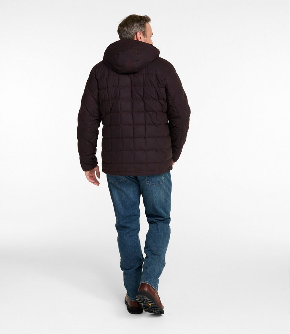L.L.Bean Outlet | Men's Upcountry Waxed Down Hooded Jacket