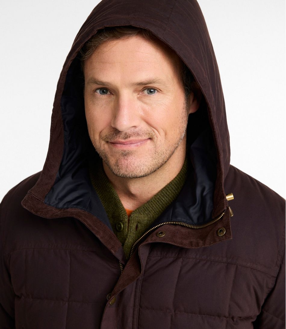 L.L.Bean Outlet | Men's Upcountry Waxed Down Hooded Jacket