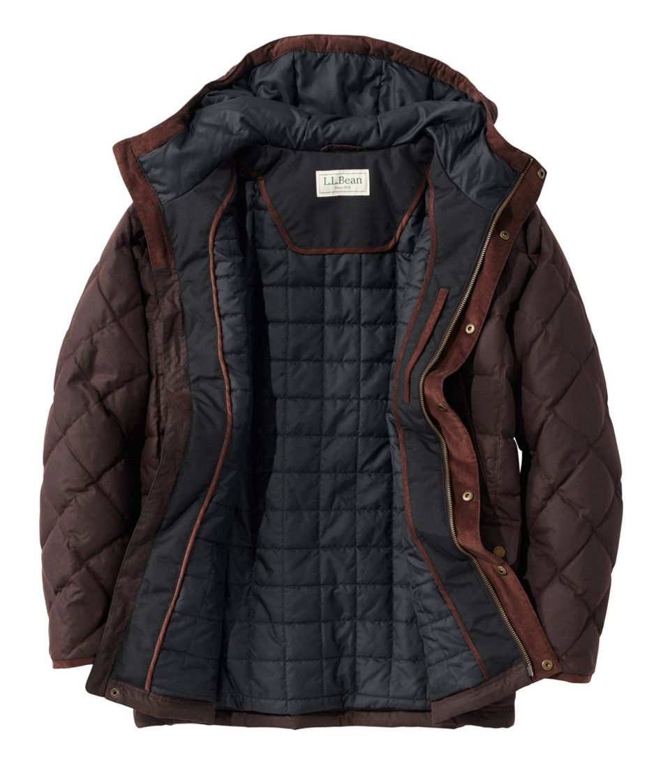L.L.Bean Outlet | Men's Upcountry Waxed Down Hooded Jacket