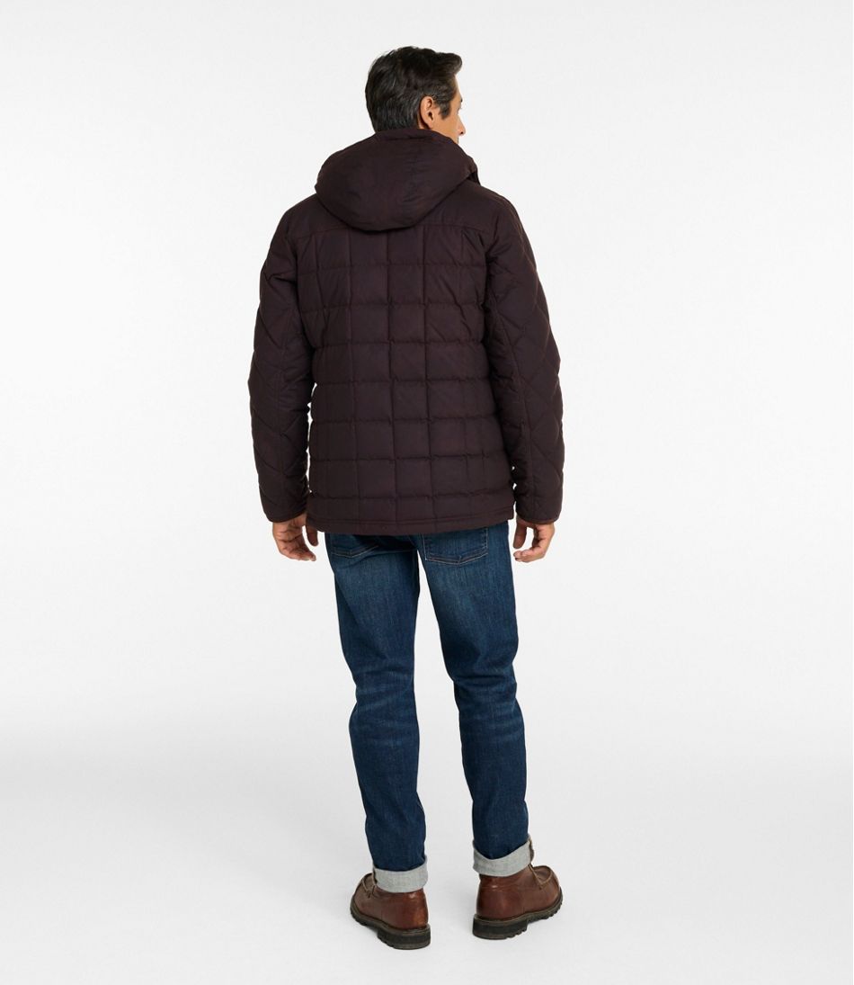 L.L.Bean Outlet | Men's Upcountry Waxed Down Hooded Jacket
