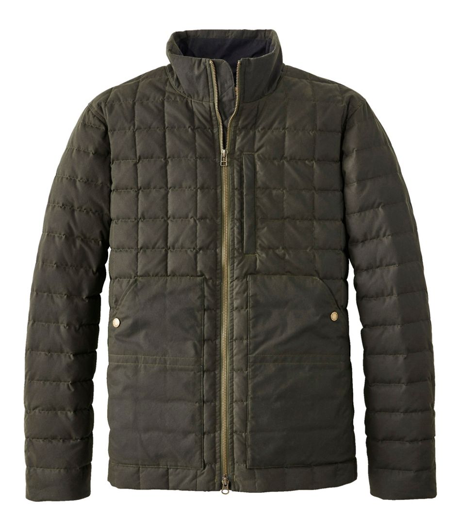L.L.Bean Online | Men's Upcountry Waxed Cotton Down Sweater