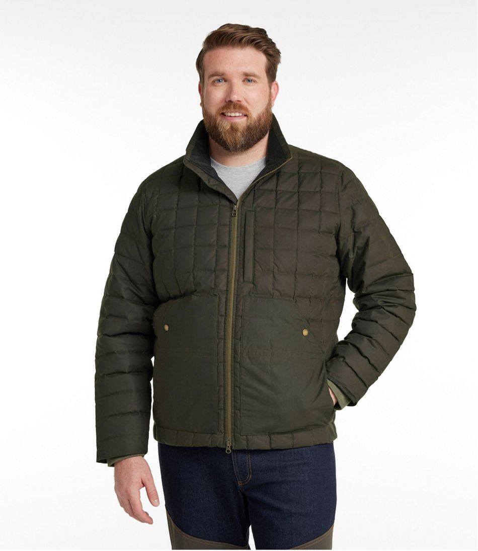L.L.Bean Online | Men's Upcountry Waxed Cotton Down Sweater