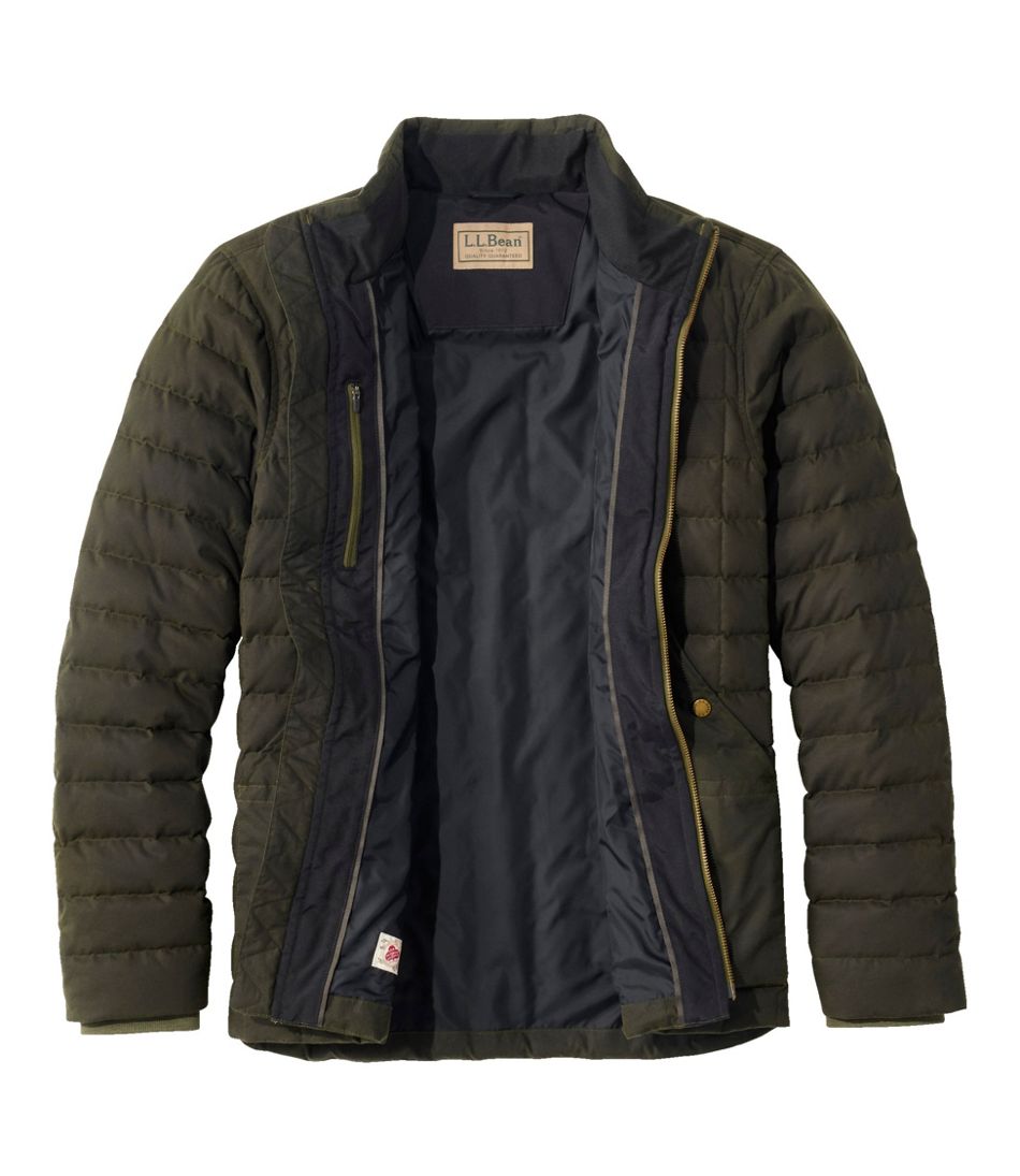 L.L.Bean Online | Men's Upcountry Waxed Cotton Down Sweater