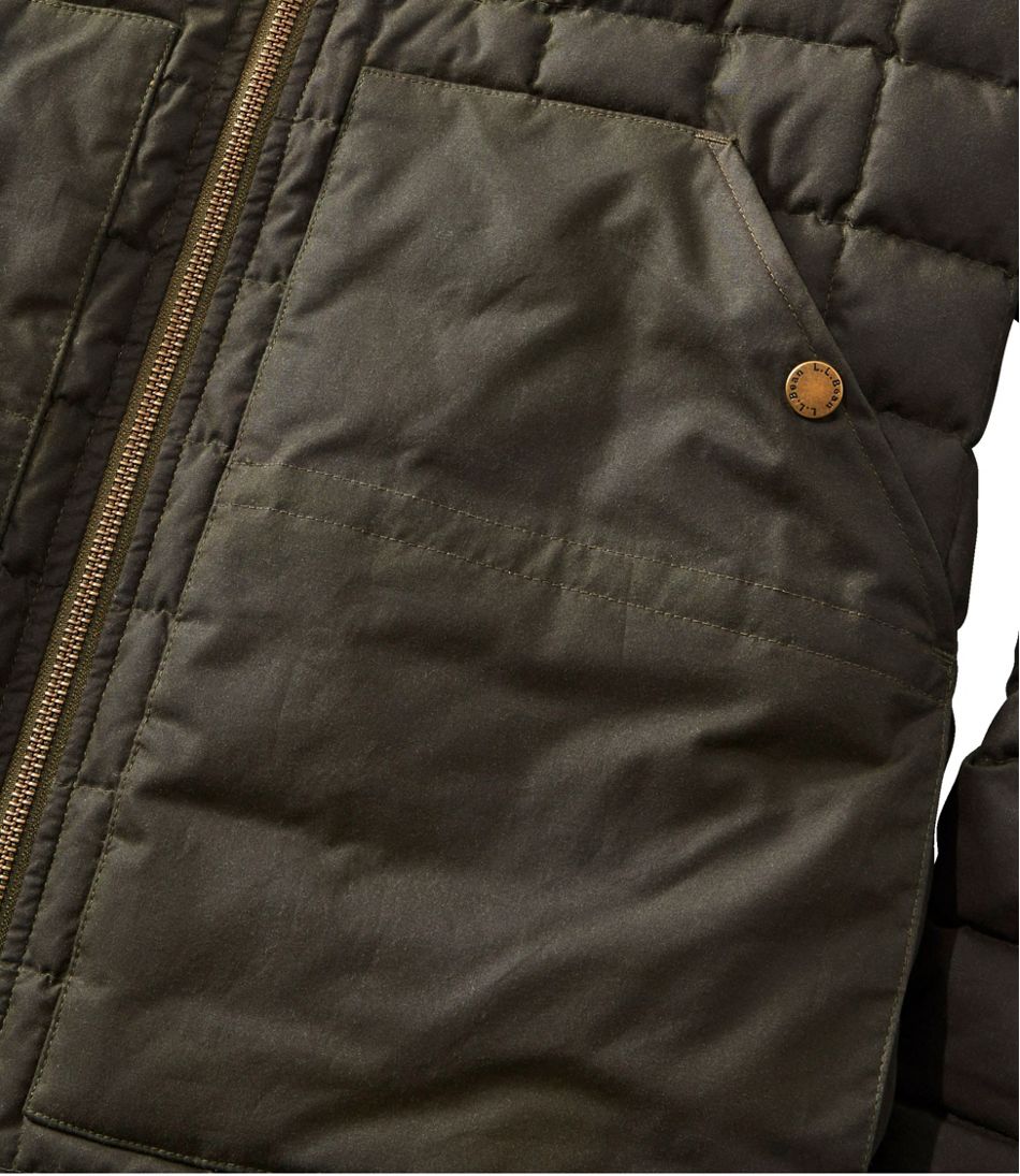 L.L.Bean Online | Men's Upcountry Waxed Cotton Down Sweater