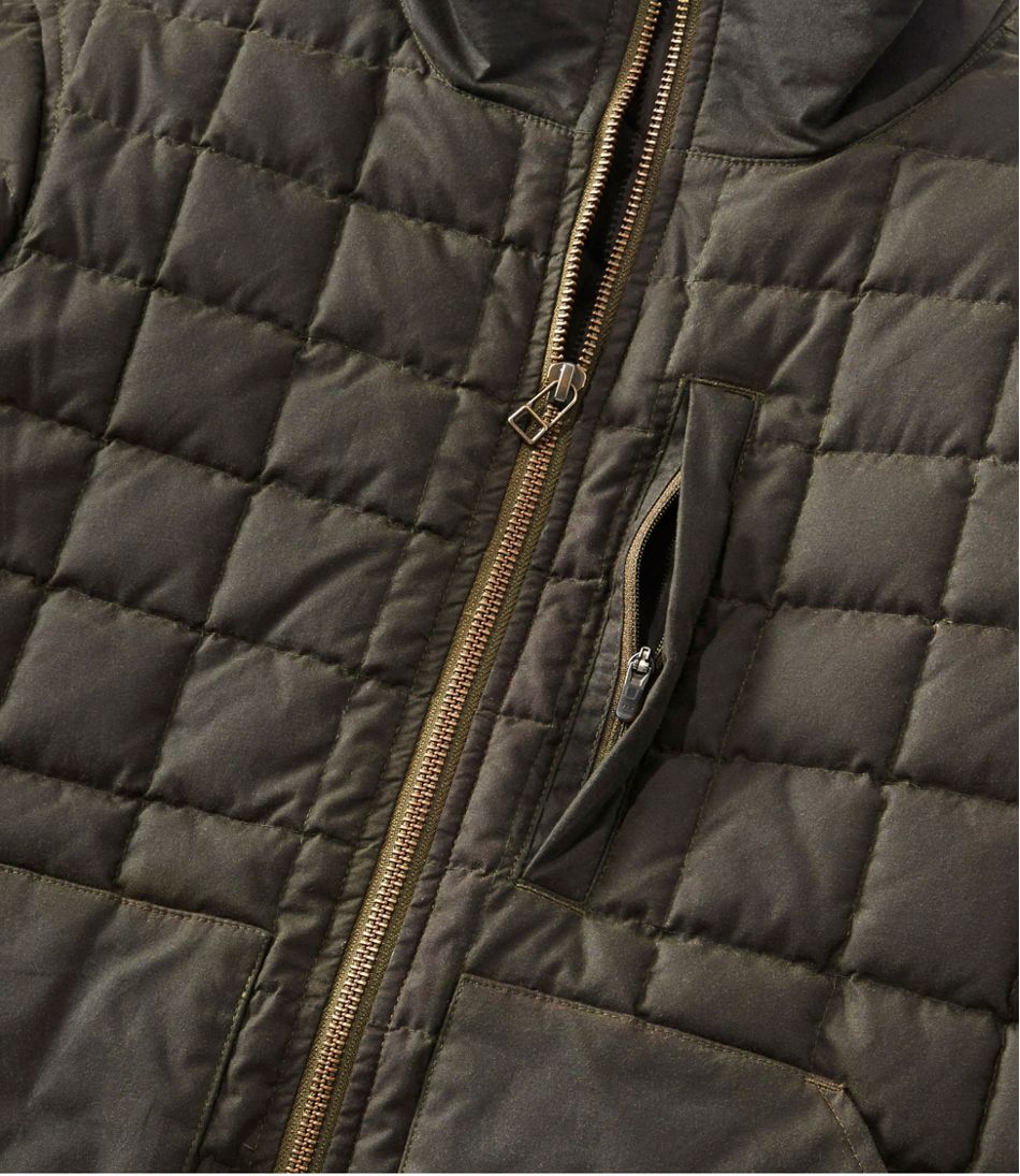 L.L.Bean Online | Men's Upcountry Waxed Cotton Down Sweater