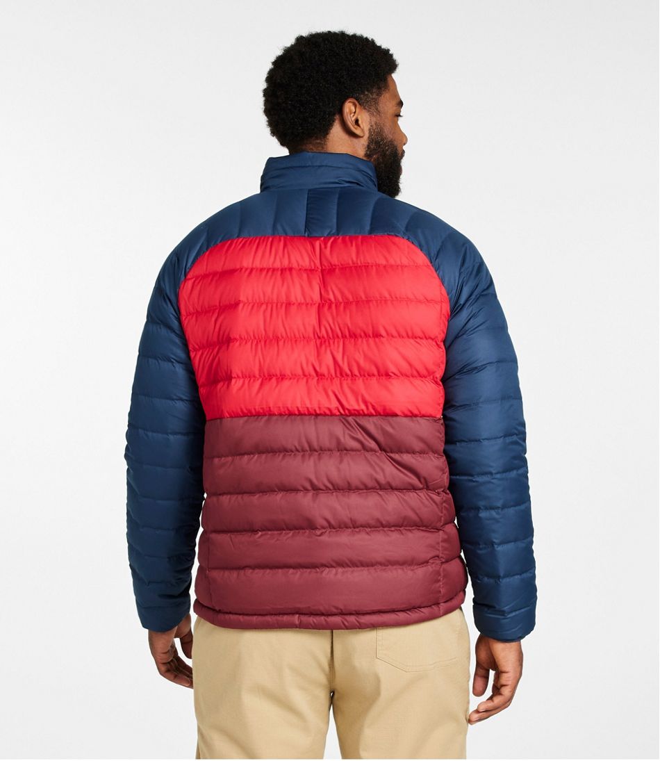 L.L.Bean On Sale | Men's Bean's Down Jacket, Colorblock