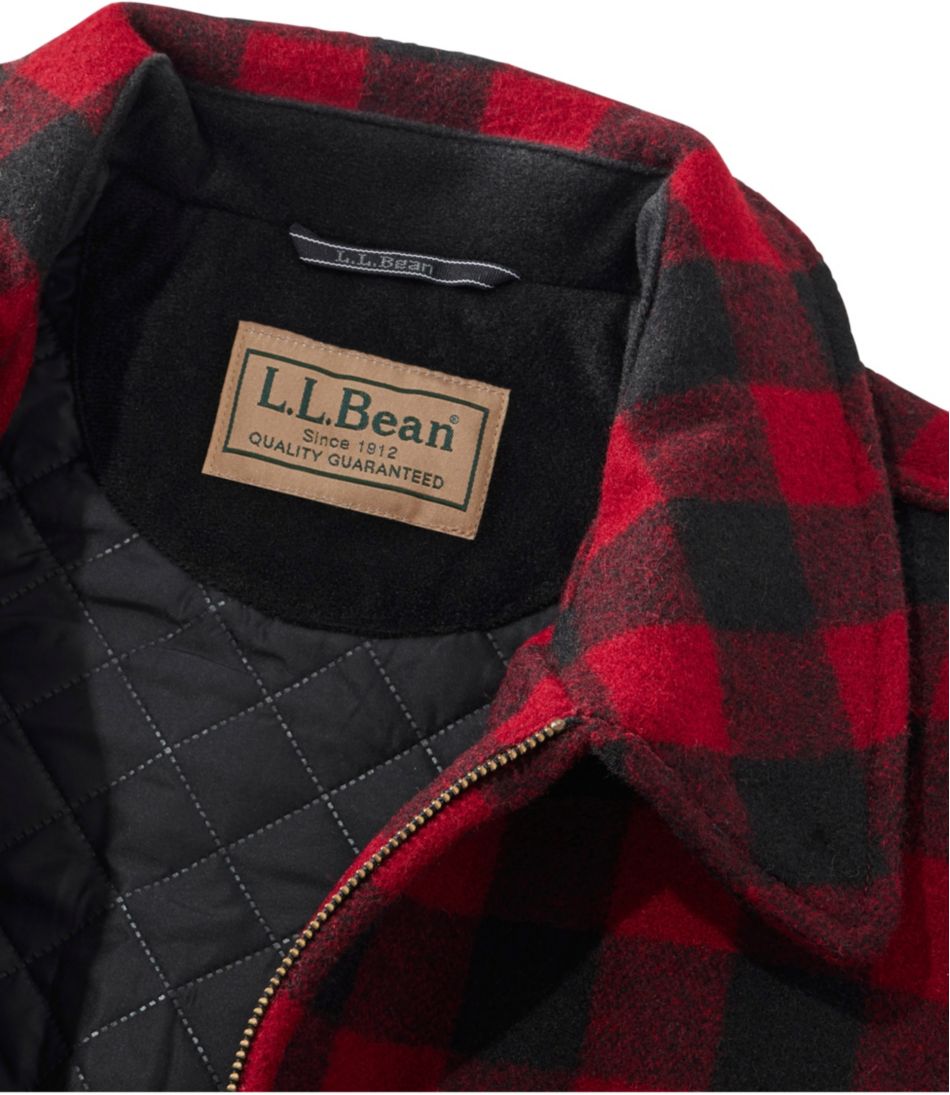 L.L.Bean US | Men's Maine Guide Zip-Front Jac-Shirt with PrimaLoft, Plaid