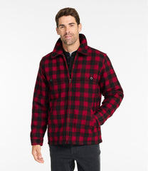 L.L.Bean US | Men's Maine Guide Zip-Front Jac-Shirt with PrimaLoft, Plaid