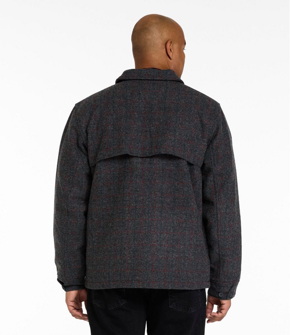 L.L.Bean US | Men's Maine Guide Zip-Front Jac-Shirt with PrimaLoft, Plaid