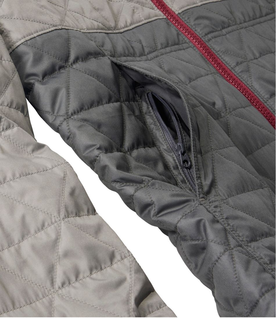L.L.Bean | Men's Katahdin Insulated Hoodie, Colorblock