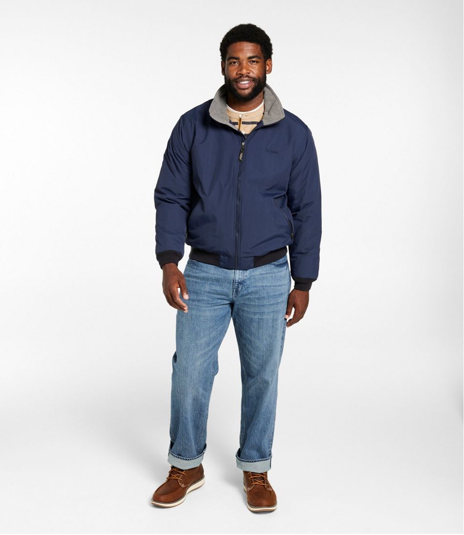 L.L.Bean Sale | Men's Warm-Up Jacket, Fleece Lined