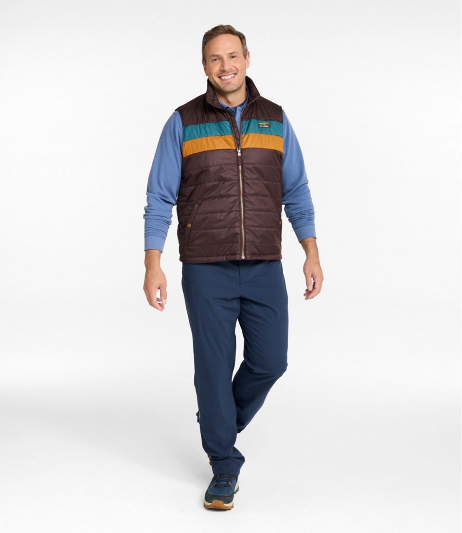 L.L.Bean Online | Men's Mountain Classic Puffer Vest, Colorblock