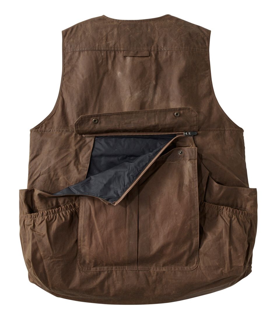 L.L.Bean Discount | Men's Double L Waxed-Cotton Upland Vest