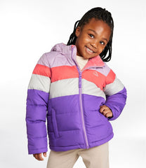 L.L.Bean US | Kids' Bean's Down Jacket, Colorblock