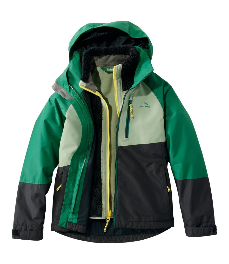 L.L.Bean Outlet | Kids' Fleece-Lined 3-in-1 Jacket