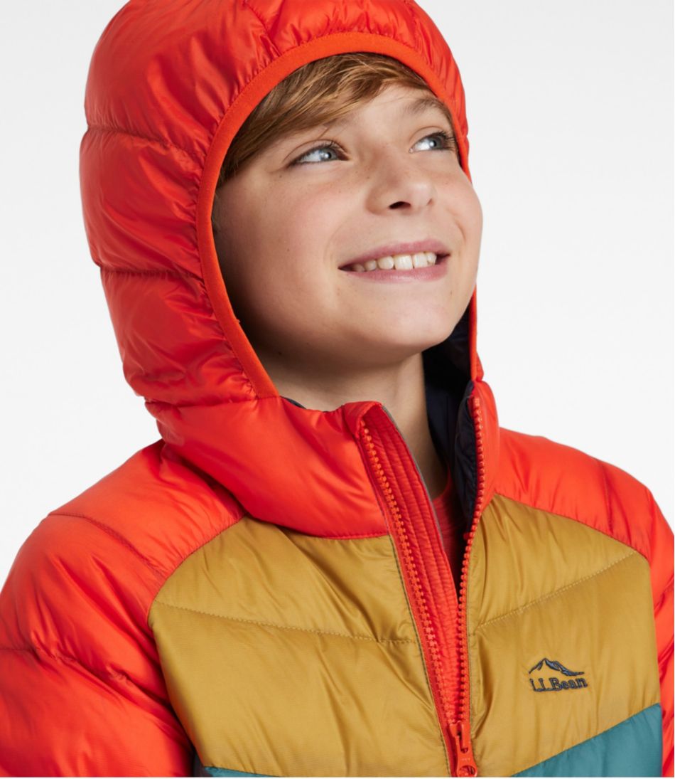 L.L.Bean On Sale | Kids' Ultralight 650 Down Jacket, Colorblock