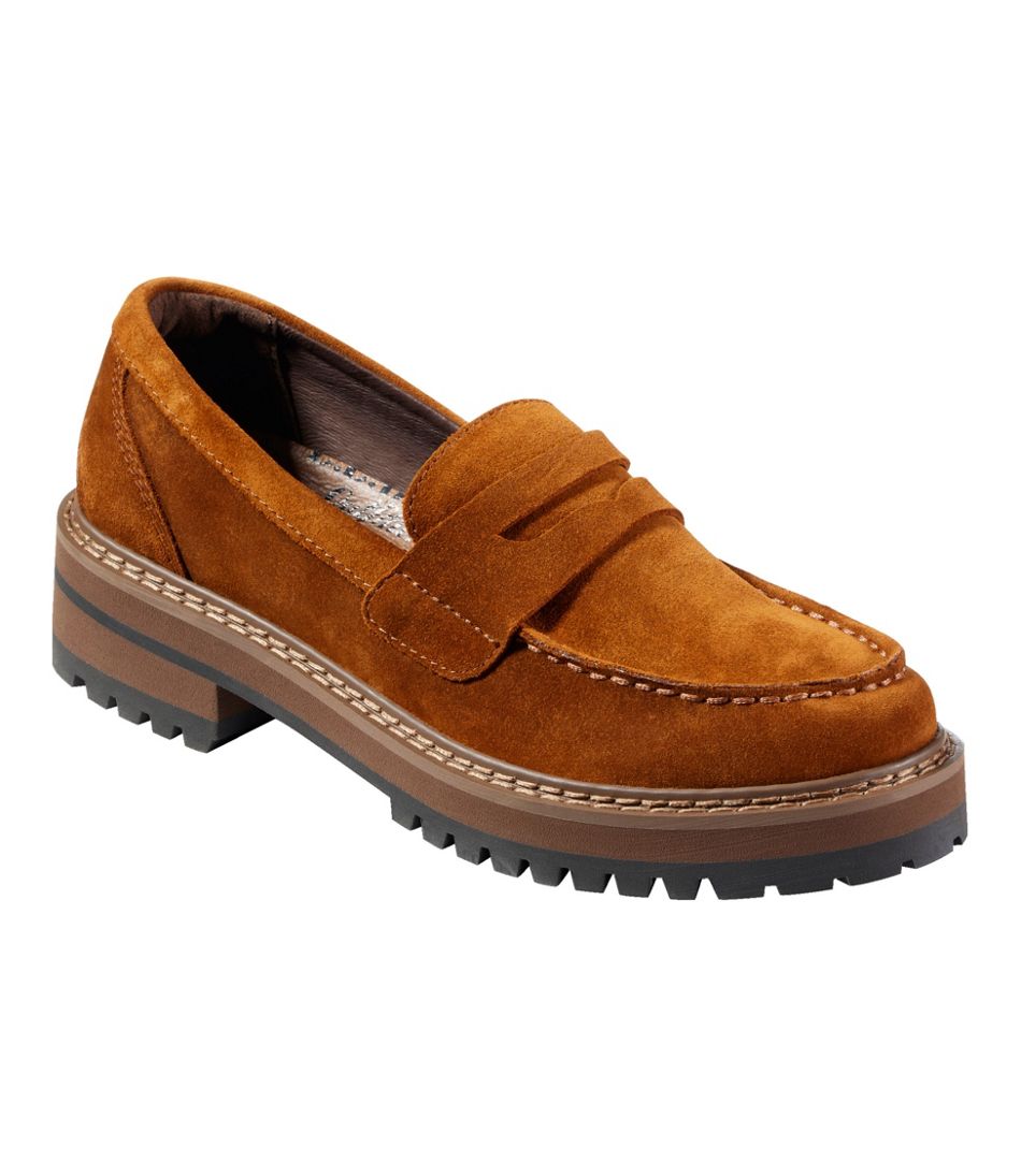 L.L.Bean US | Women's Camden Hills Penny Loafers, Suede