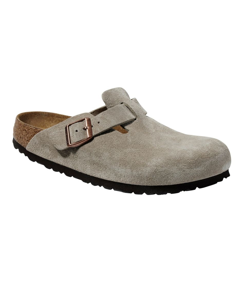 L.L.Bean For Sale | Women's Birkenstock Boston Clogs, Suede Soft Footbed