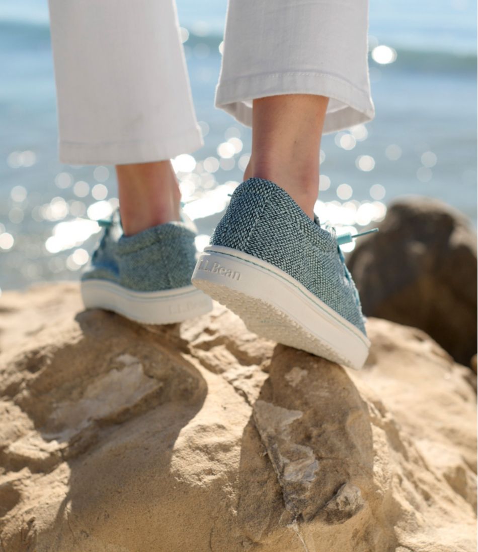 L.L.Bean For Sale | Women's Higgins Beach 4-Eye Slip-Ons, Fabric