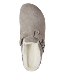 L.L.Bean Sale | Women's Birkenstock Boston Clogs, Suede Shearling