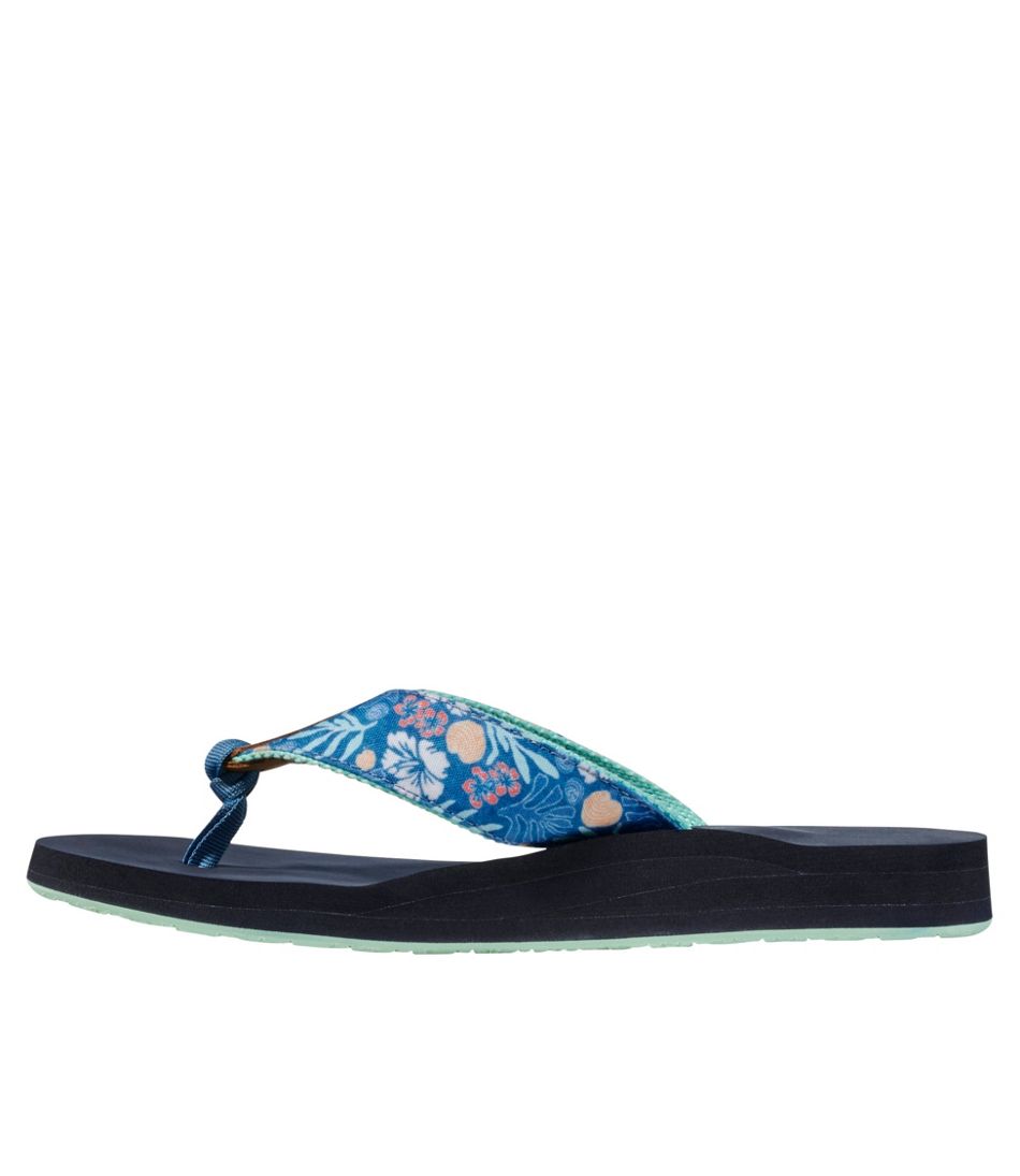 L.L.Bean Online | Women's Maine Isle Flip-Flops, Woven Print