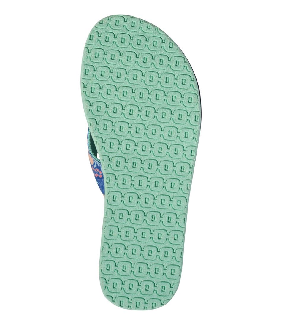 L.L.Bean Online | Women's Maine Isle Flip-Flops, Woven Print