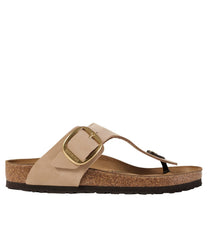 L.L.Bean Online | Women's Birkenstock Big Buckle Gizeh Sandals, Nubuck
