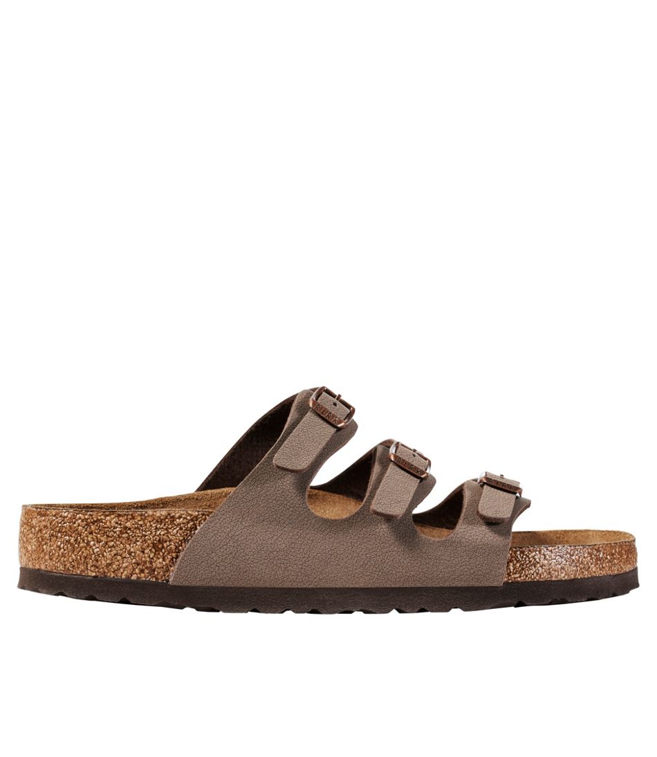 L.L.Bean US | Women's Birkenstock Florida Sandals, Soft Footbed Birkibuc
