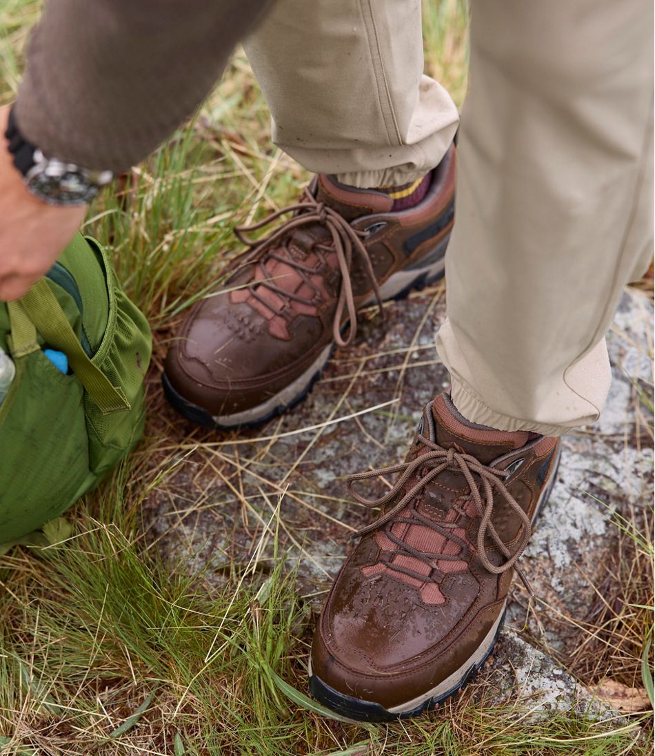 L.L.Bean US | Men's Trail Model X Waterproof Hiking Shoes, Leather