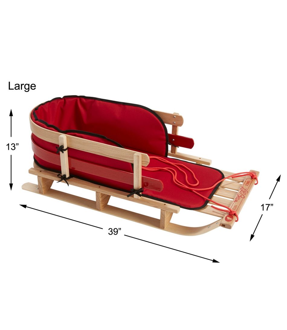 L.L.Bean | Kids' Pull Sled and Cushion Set