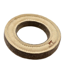 L.L.Bean Discount | Natural Leather & Wool Ring Dog Toy