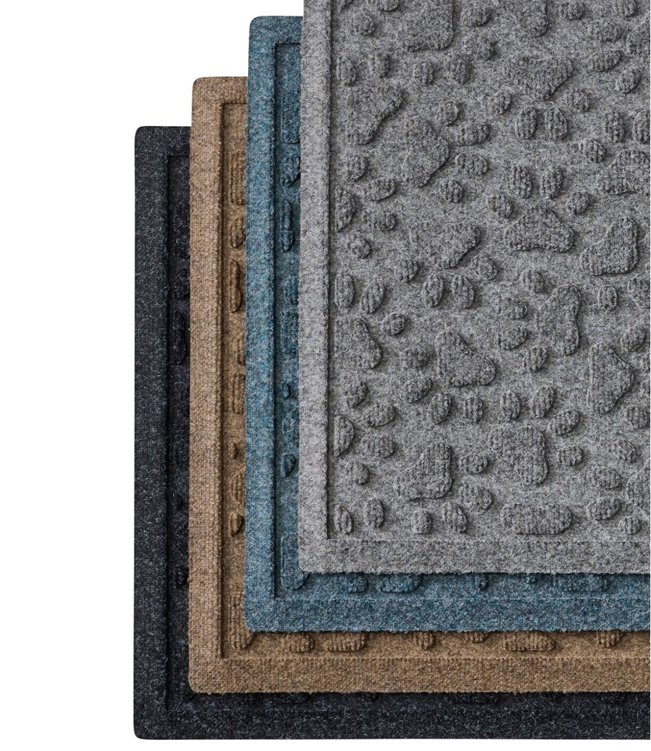 L.L.Bean | Recycled Waterhog Dog Mat, Scattered Paws