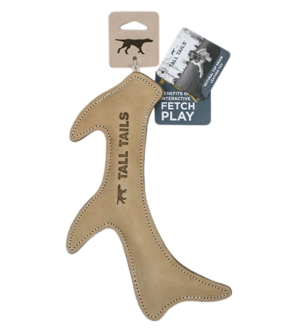 L.L.Bean For Sale | Natural Leather Antler Dog Toy