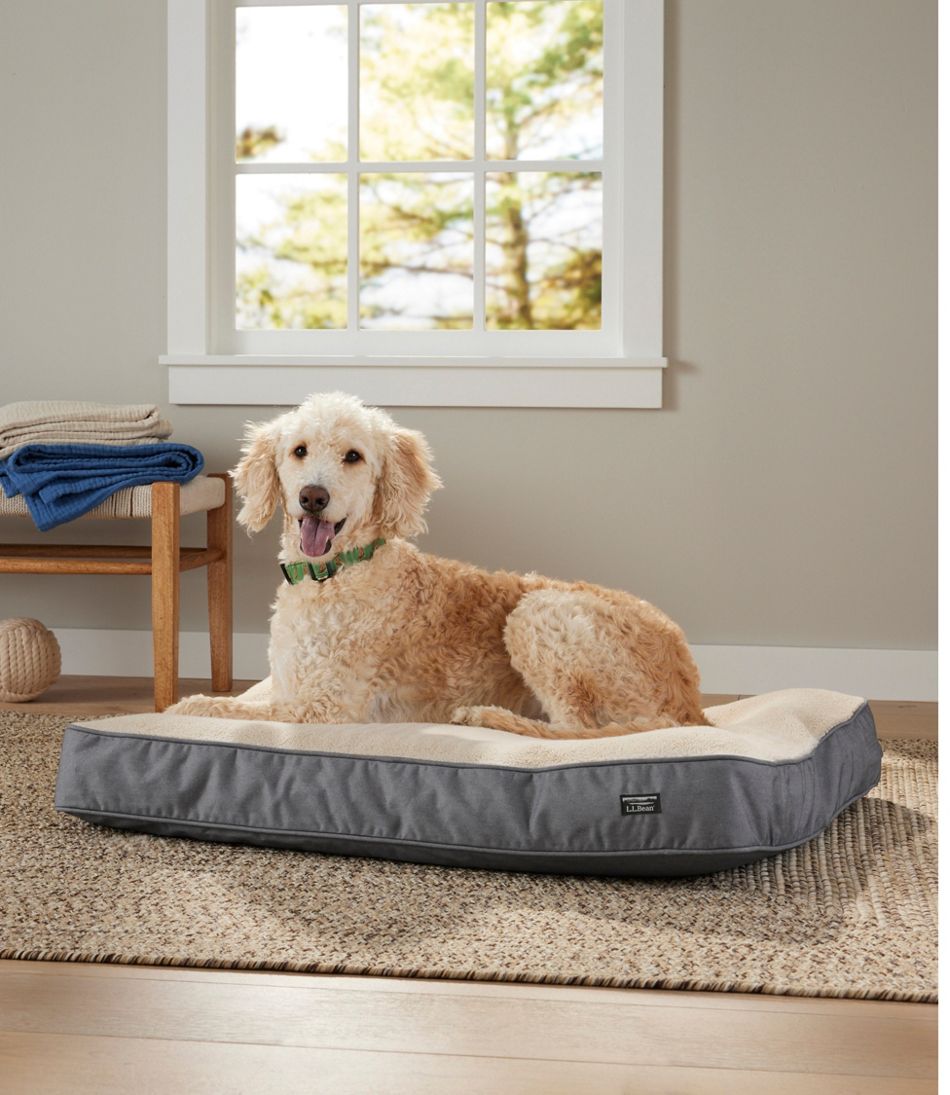 L.L.Bean Sale | Premium Fleece Dog Bed, Rectangular