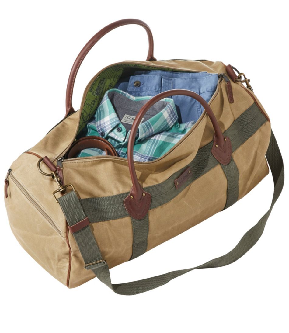 L.L.Bean On Sale | Waxed Canvas Duffle, Medium
