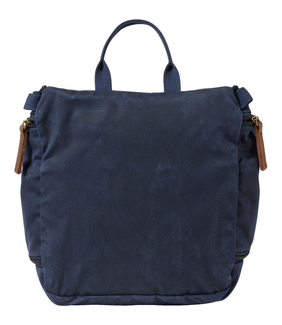 L.L.Bean Discount | Waxed-Canvas Personal Organizer Toiletry Bag, Medium