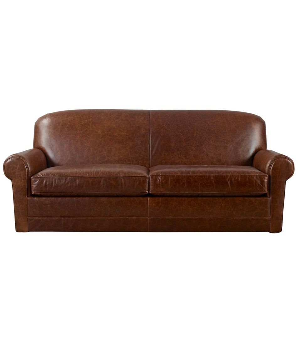 L.L.Bean New | Bean's Leather Lodge Sofa
