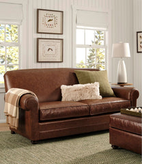 L.L.Bean New | Bean's Leather Lodge Sofa