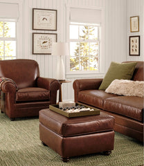 L.L.Bean New | Bean's Leather Lodge Sofa