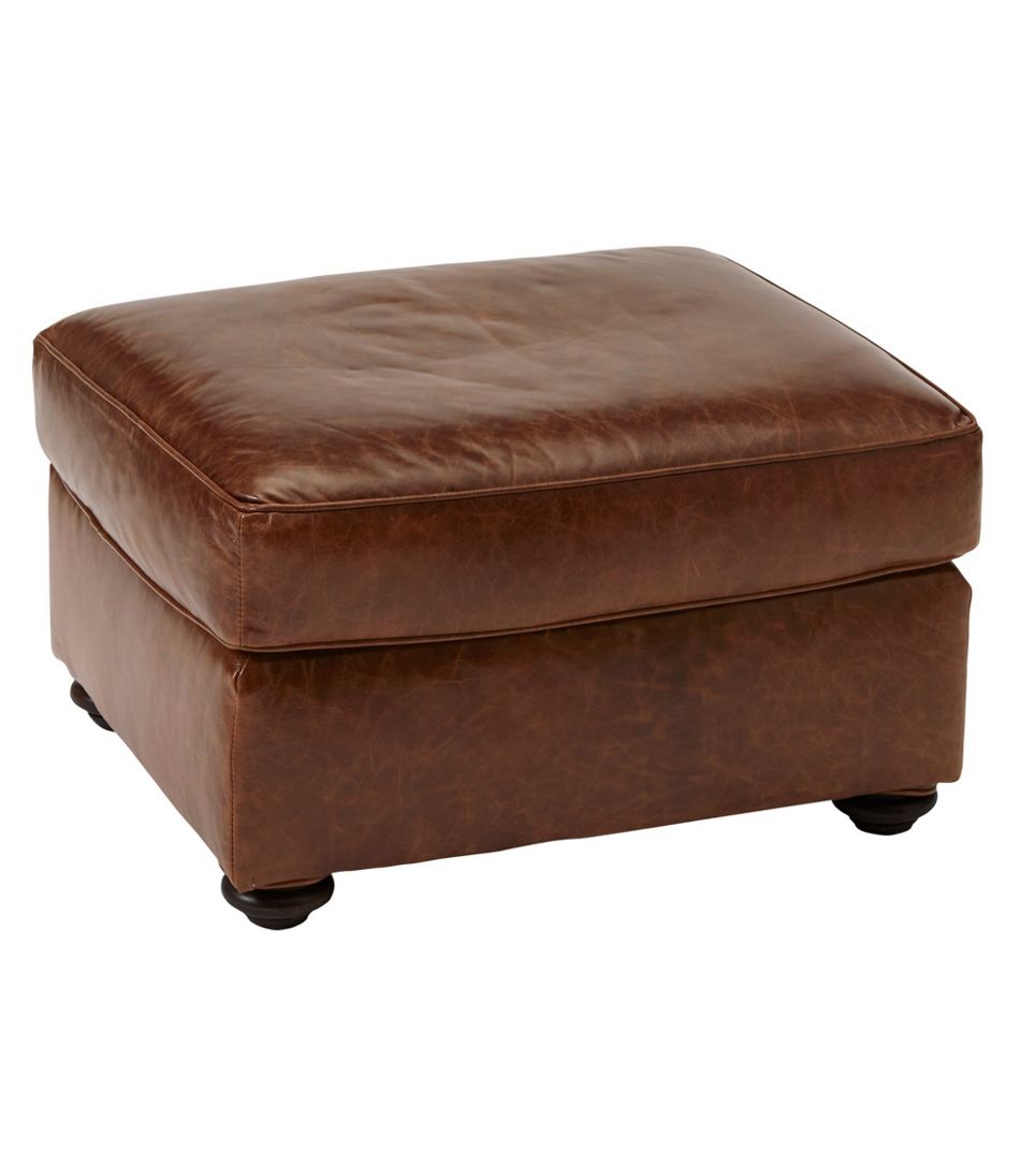 L.L.Bean Online | Bean's Leather Lodge Ottoman