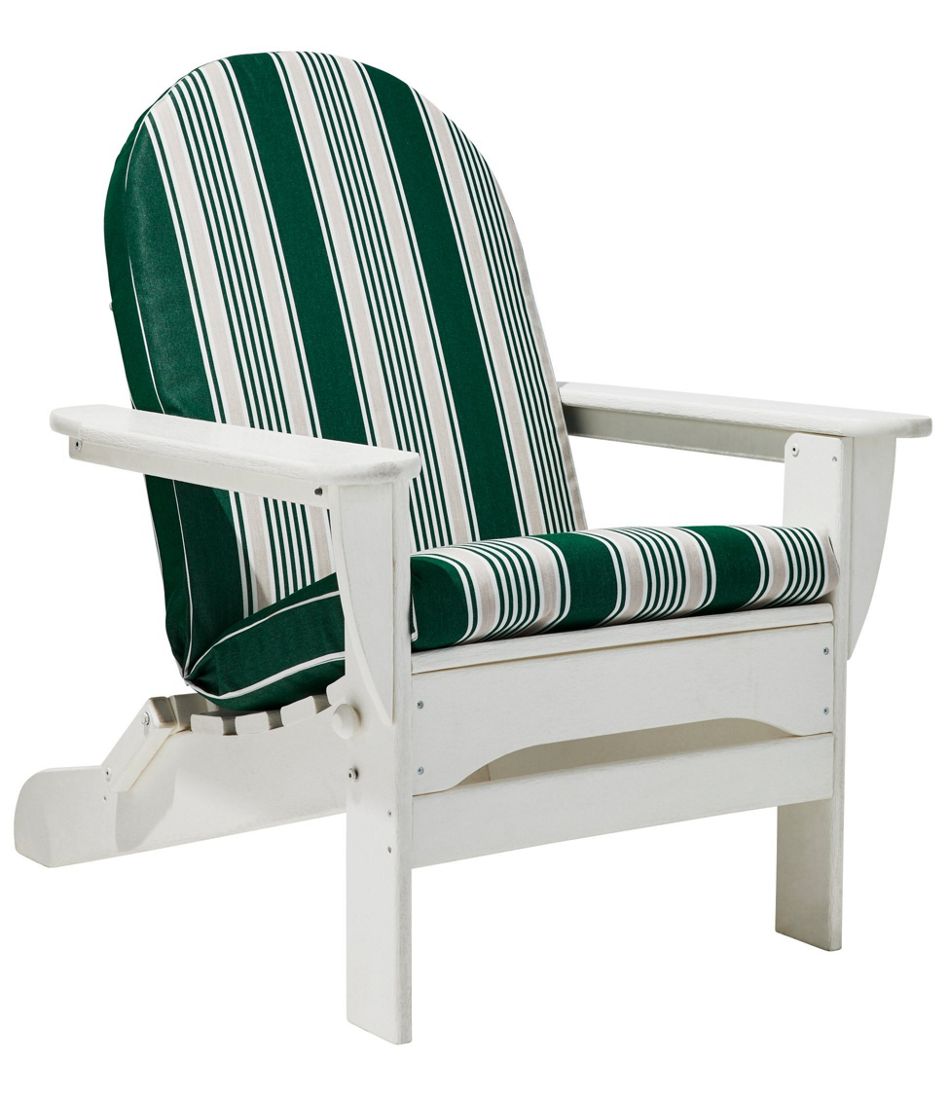 L.L.Bean Discount | Casco Bay Adirondack Chair Seat and Back Cushion, Stripe