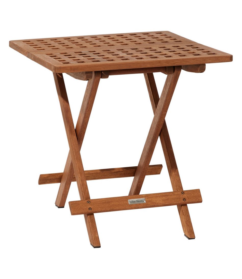 L.L.Bean On Sale | Eucalyptus Folding Side Table