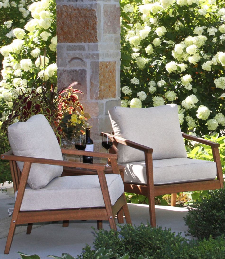 L.L.Bean Online | Eucalyptus Patio Chair, Set of Two