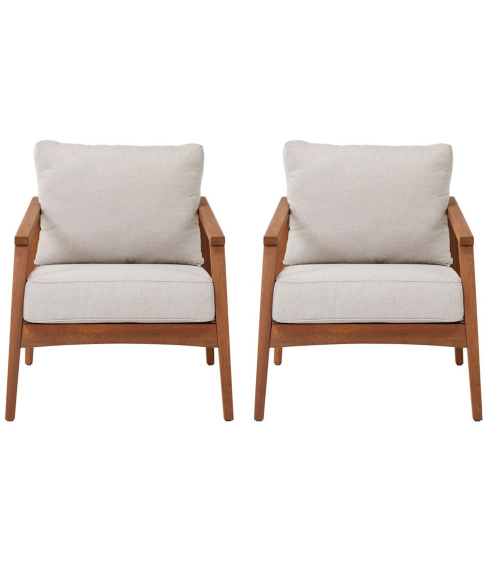 L.L.Bean Online | Eucalyptus Patio Chair, Set of Two