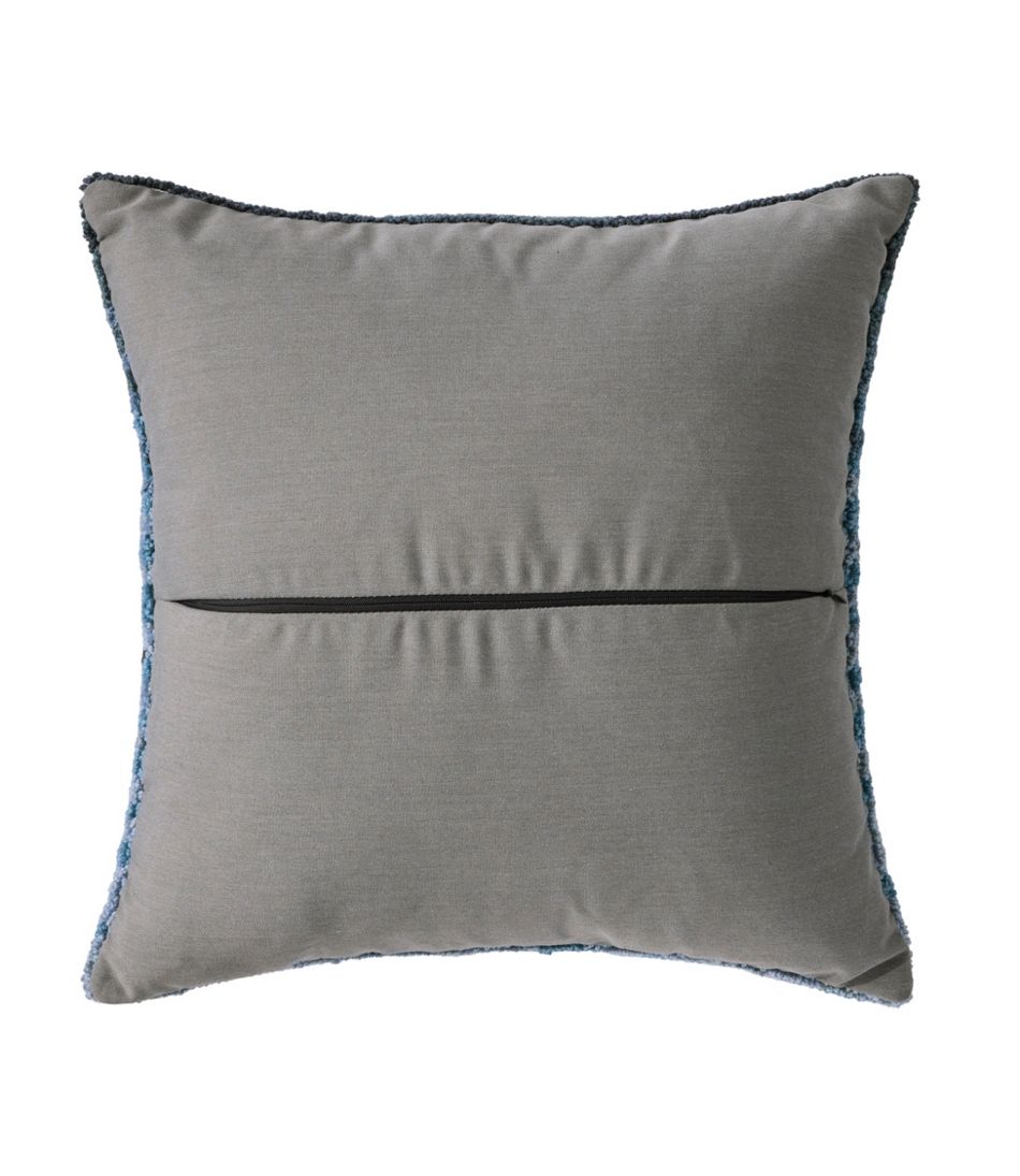 L.L.Bean On Sale | Indoor/Outdoor Hooked Pillow, 18x18 Whale