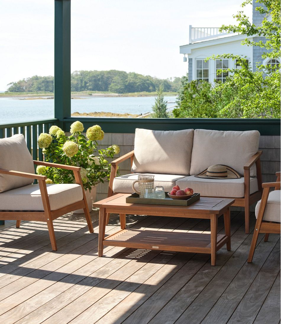 L.L.Bean Sale | Eucalyptus 4-Piece Patio Set