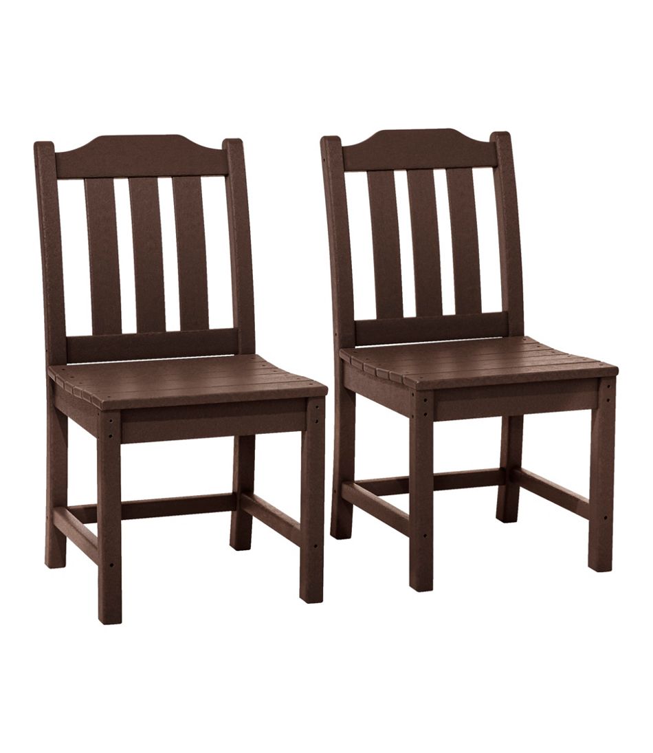 L.L.Bean For Sale | All-Weather Armless Chair, Set of Two