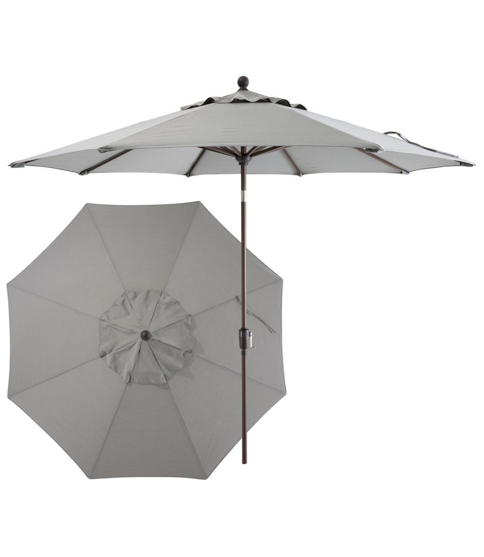 L.L.Bean US | Weather-Resistant 9' Market Umbrella, Push Button