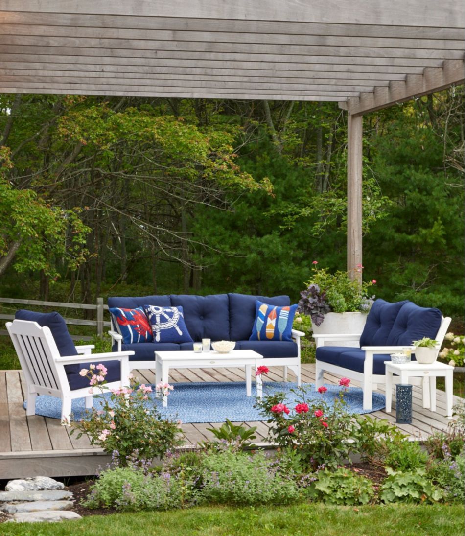 L.L.Bean | All-Weather Patio Chair with Textured Cushion
